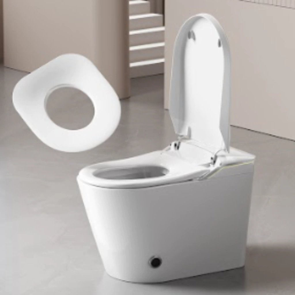 Inodoro Inteligente Sm Custom Ovalado Cerámico - DR-SMT1