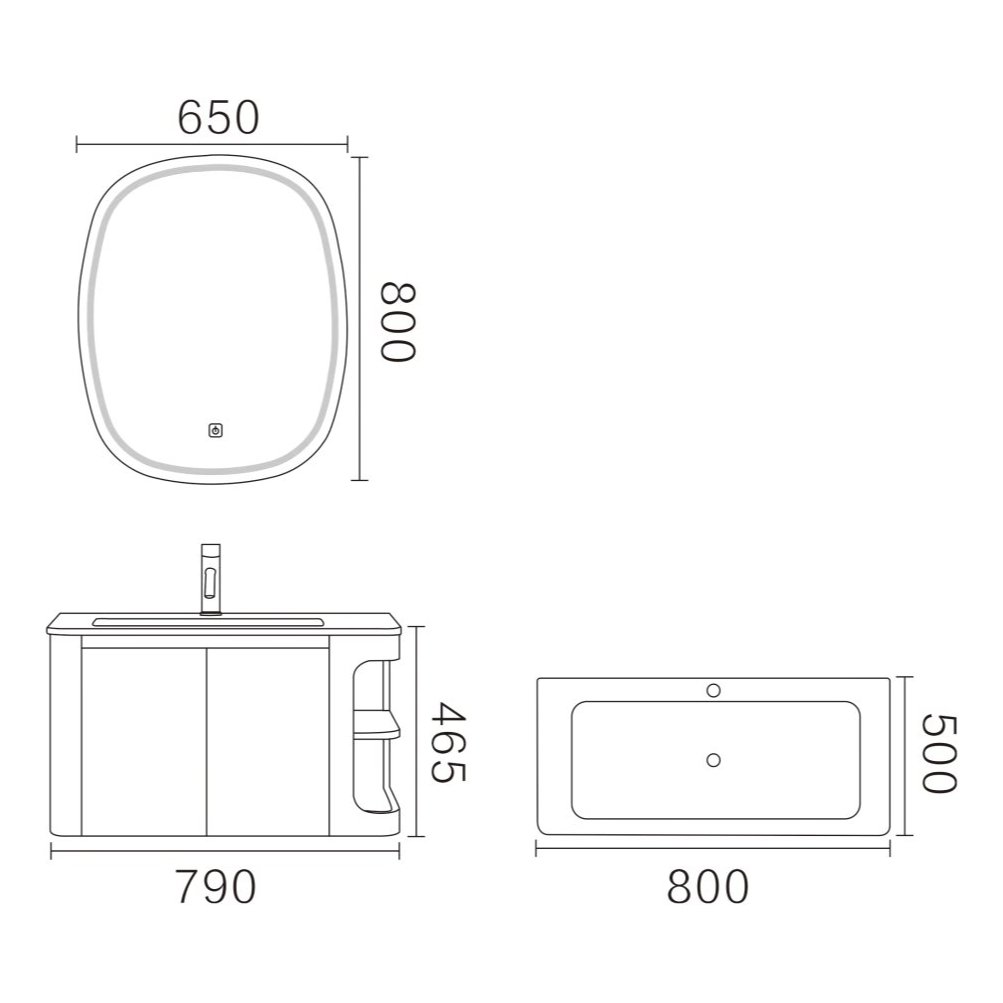 Vanitory Smart + Espejo Led - DR-VAN5