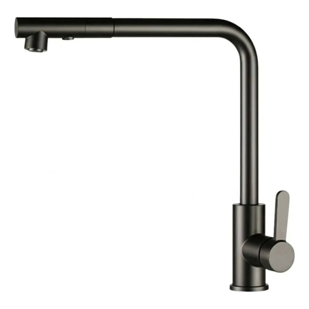 Bacha de Cocina negra Acero Inoxidable 304 con griferia - CM5050