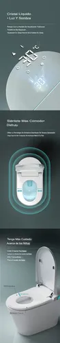 Inodoro Inteligente con control remoto