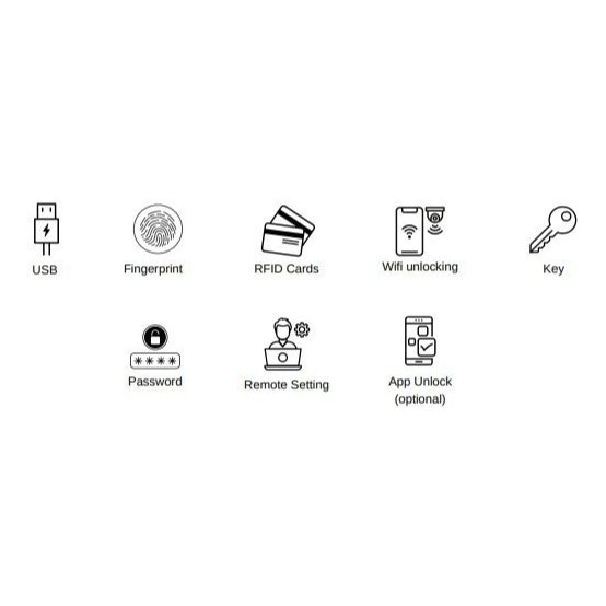 Cerradura Inteligente con Huella Digital y Acceso vía App K-0201
