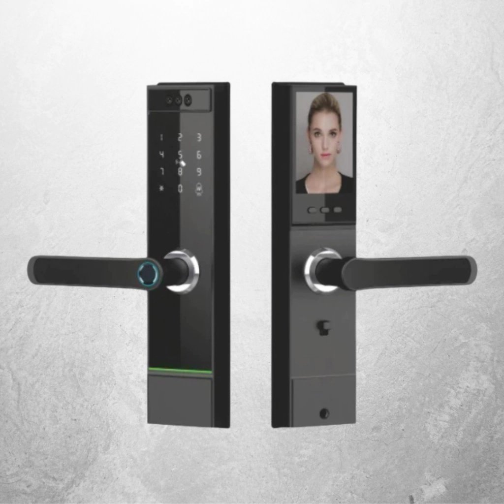 Cerradura Inteligente con Reconocimiento Facial y Huella Digital K-0205