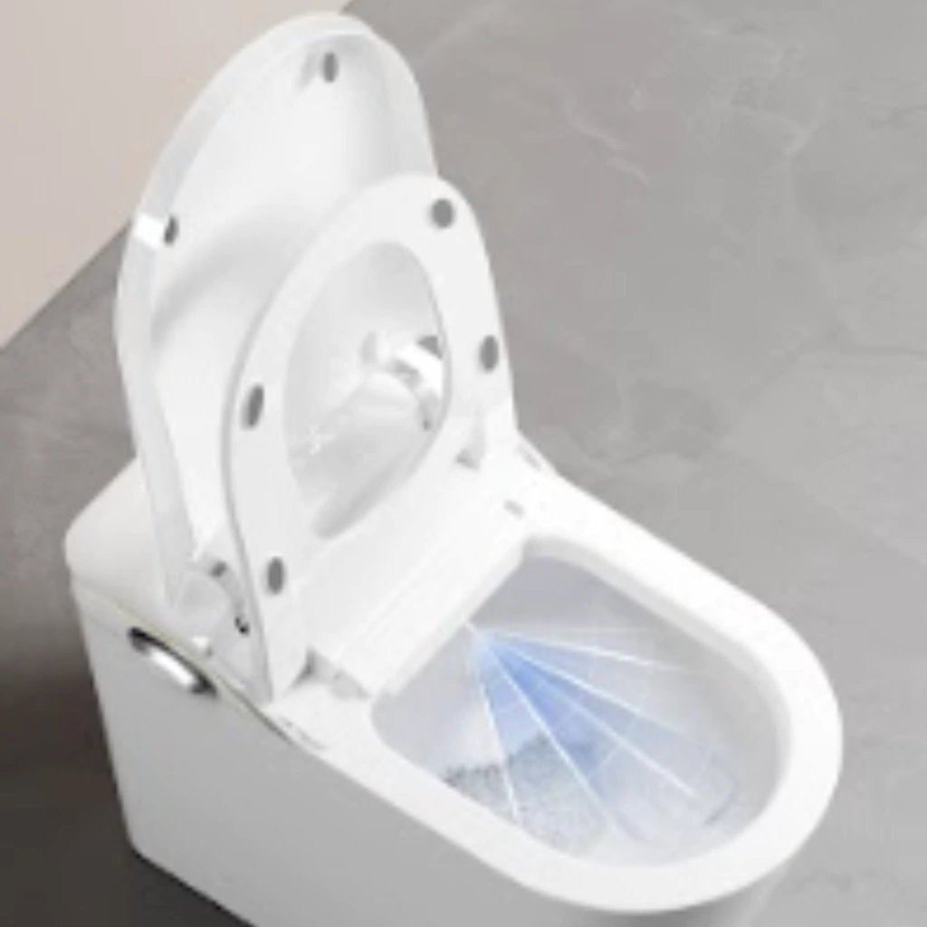 Inodoro Inteligente Sm Custom Ovalado Cerámico - DR-SMT1